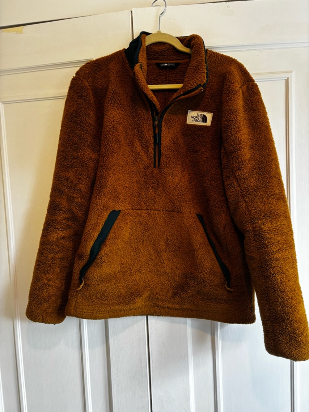 The North Face Caramel Brown Sherpa Fleece Pullover